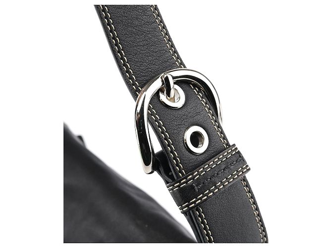 Coach Borsa a tracolla in pelle nera F13728 - vista 9