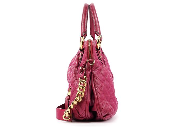 Marc Jacobs Borsa a tracolla Stam in pelle matelassé rosa - vista 2