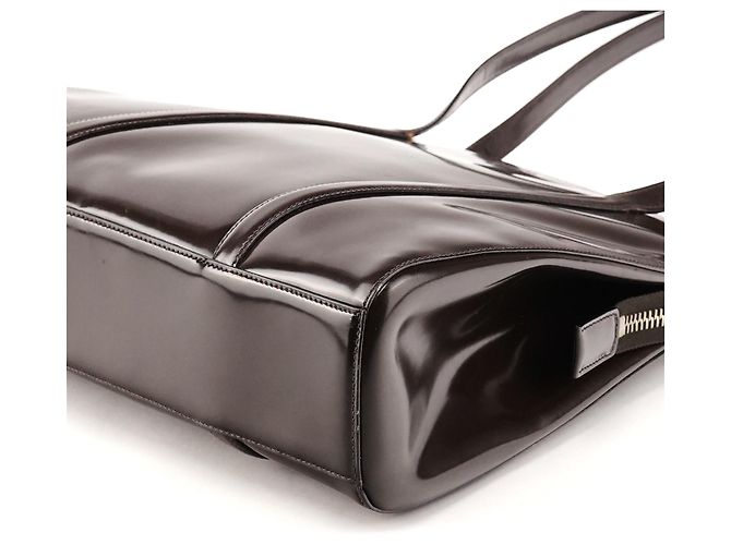 Prada Borsa Tote Sport Spazzolato Marrone Scuro 1995 - vista 11