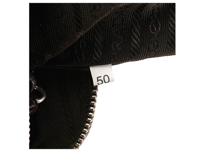 Prada Borsa Tote Sport Spazzolato Marrone Scuro 1995 - vista 15