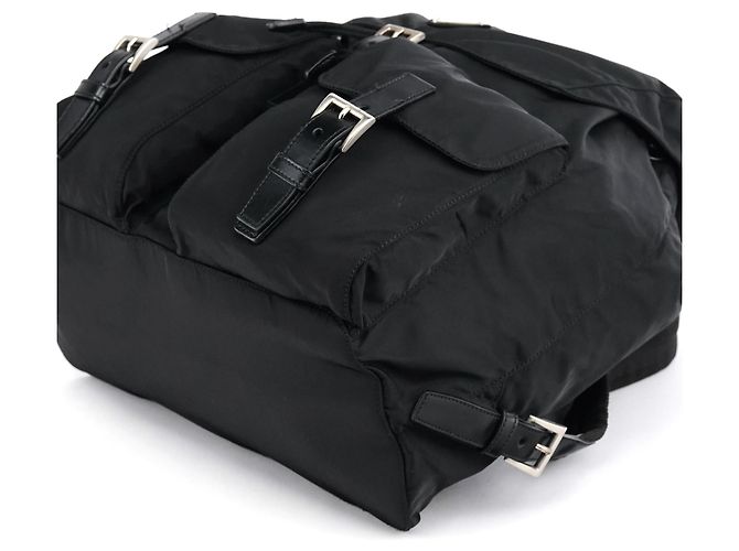 Prada B2811F Black Tessuto Vela Nylon Backpack - view 10
