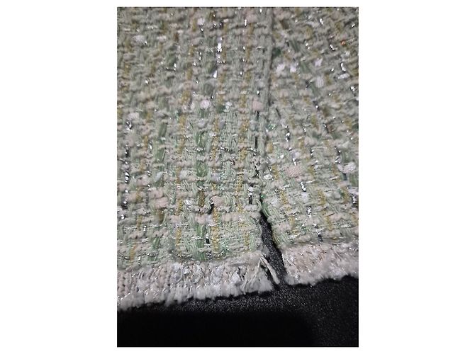 Maje Abito in tweed verde chiaro - vista 12