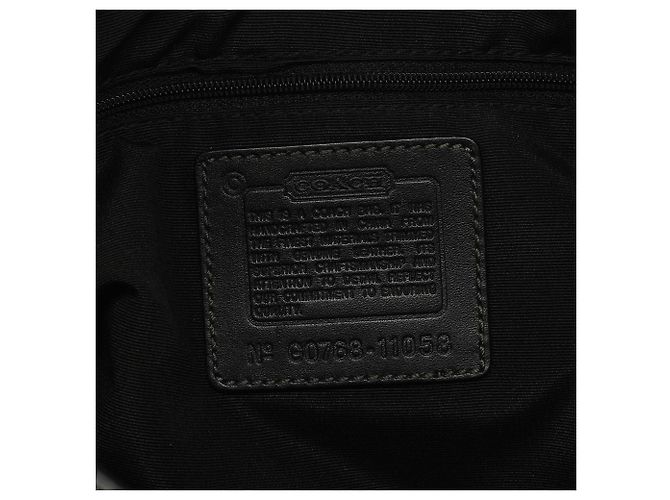 Coach 11058 Borsa a tracolla hobo Black Signature Hamptons - vista 11