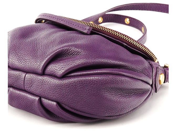 Marc by Marc Jacobs Borsa a tracolla Classic Q in pelle viola - vista 10