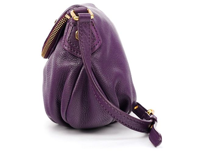 Marc by Marc Jacobs Borsa a tracolla Classic Q in pelle viola - vista 3
