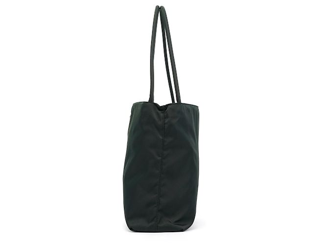 Prada B6242 Borsa Tote Tessuto City Nylon Verde Scuro - vista 2