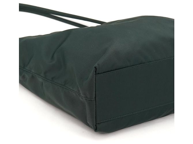 Prada B6242 Borsa Tote Tessuto City Nylon Verde Scuro - vista 6