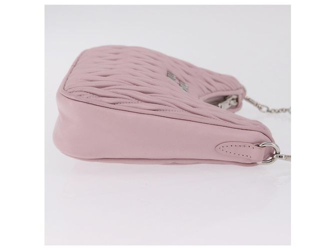 Miu Miu Mini Borsa a Tracolla in Pelle Matelassé - vista 4