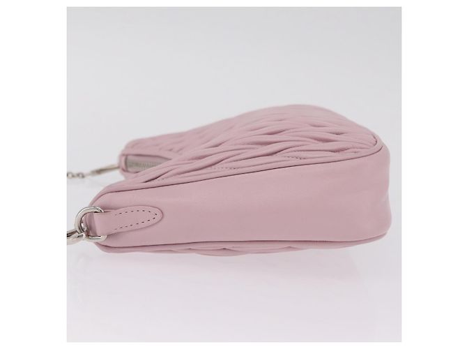Miu Miu Mini Borsa a Tracolla in Pelle Matelassé - vista 5