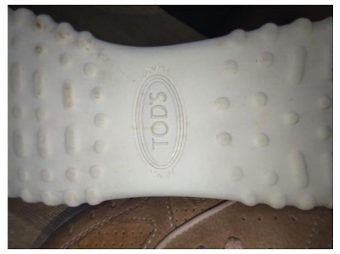 Sneakers Tod's in camoscio beige e oro - vista 8