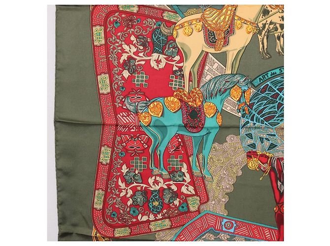 Hermès Hermes Carré 90 Silk multicolor - view 5