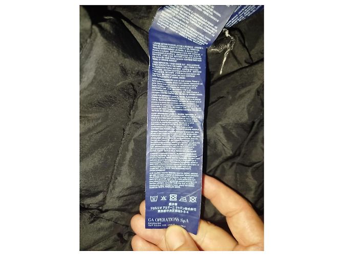 Giacca Armani Jeans Blu con Cappuccio - vista 12