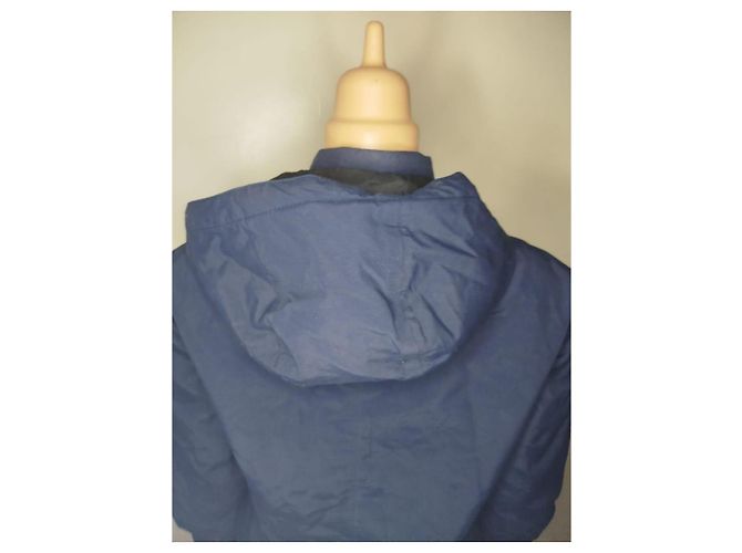 Giacca Armani Jeans Blu con Cappuccio - vista 8
