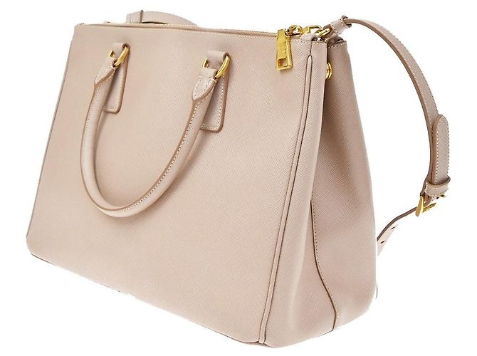 Prada Double Zip Lux Piel Saffiano Medium - vista 3