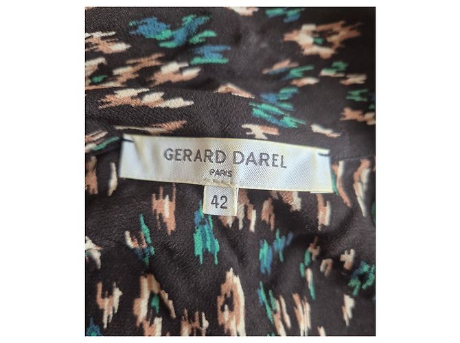 Gerard Darel Bluse abstraktes Muster Viskose - Größe 42 - Ansicht 5