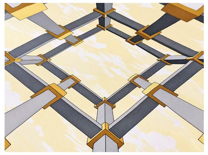 Hermès Hermes Carré 90 Silk multicolor 90 x 90 - view 5