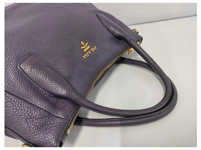 Prada Vitello Daino Convertible Tote Vitello Daino Medium - vista 5