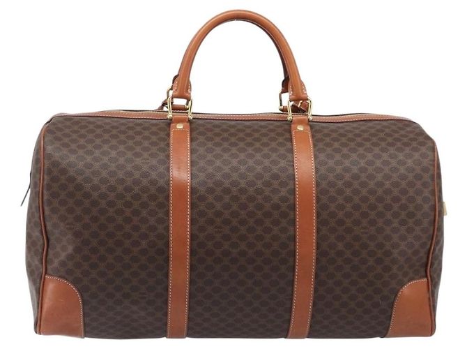 Céline Celine Vintage Duffle Macadam Coated Canvas Large - vue 2