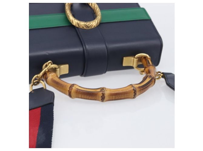 Gucci Dionysus Bamboo Top Handle Leather Large - vista 7