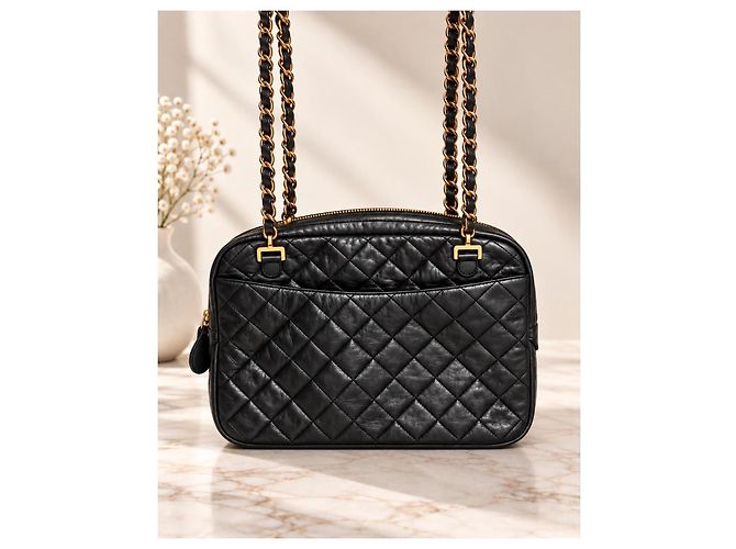 Chanel gesteppte Schultertasche aus Lammleder - Ansicht 3
