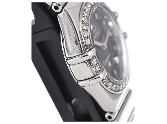 Omega Constellation Quartz Stainless Steel com bisel e marcadores de diamante 22 - vista 5