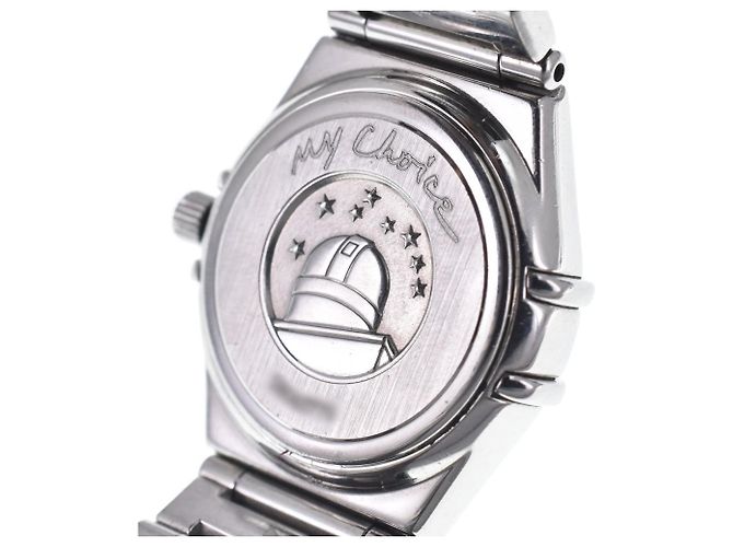 Omega Constellation Quartz Stainless Steel com bisel e marcadores de diamante 22 - vista 6