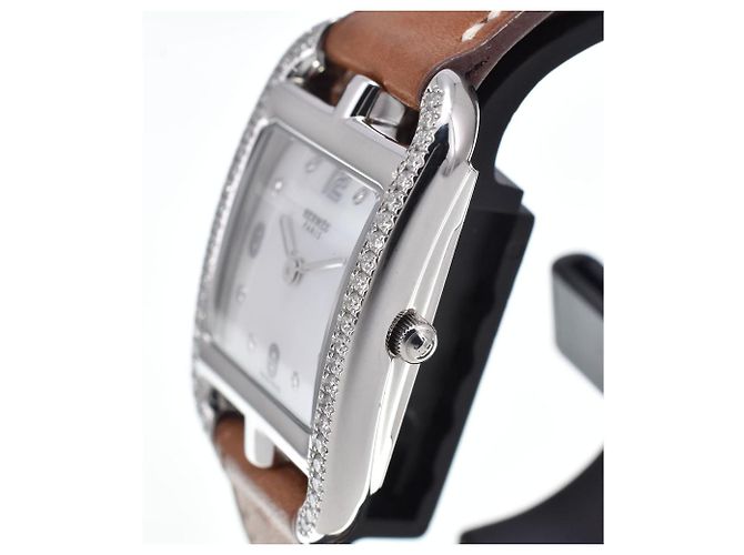 Hermès Hermes Cape Cod Double Tour Quartz Stainless Steel and Leather 23 - vista 3