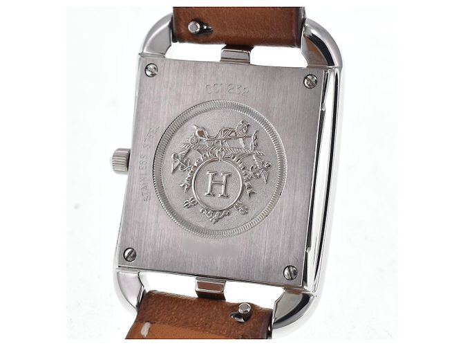 Hermès Hermes Cape Cod Double Tour Quartz Stainless Steel and Leather 23 - vista 5