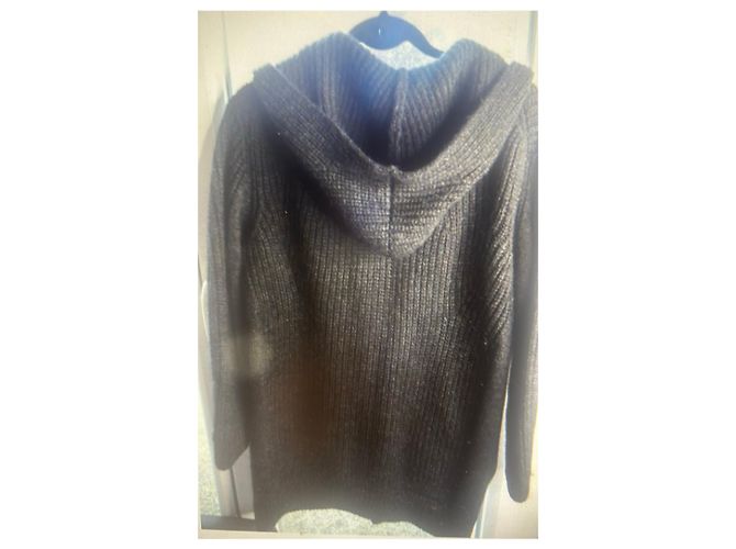 Maje Strick-Cardigan mit Kapuze und Reißverschluss - Ansicht 10