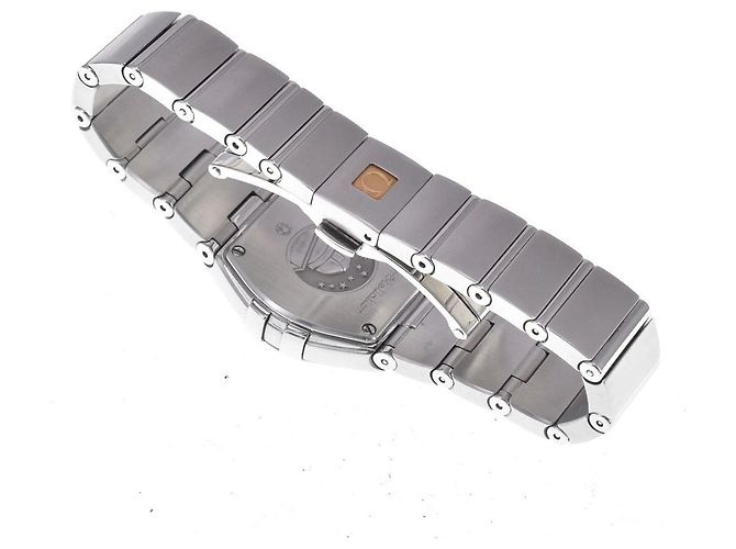 Omega Constellation Quartz Stainless Steel com bisel e marcadores de diamante 25 - vista 5