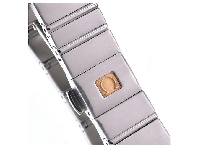 Omega Constellation Quartz Stainless Steel com bisel e marcadores de diamante 25 - vista 7