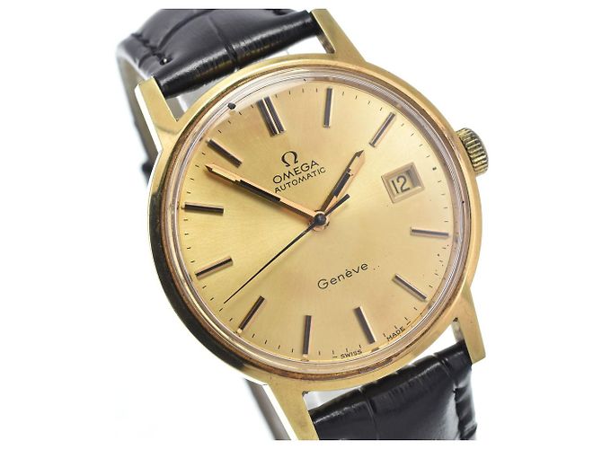 Rolex Cellini Round Quartz Yellow Gold and Alligator 25 - vista 6