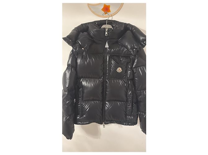 Moncler Shiny Black Down Jacket - view 2
