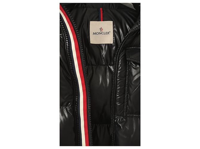 Moncler Shiny Black Down Jacket - view 4