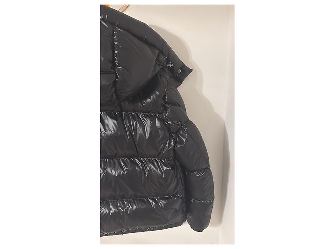 Moncler Shiny Black Down Jacket - view 6
