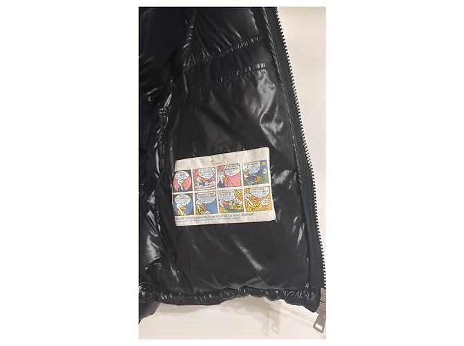 Moncler Shiny Black Down Jacket - view 7