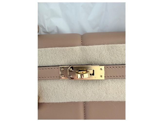Hermès Kelly 25 Sellier Limited Padded Chai Gold - vista 5