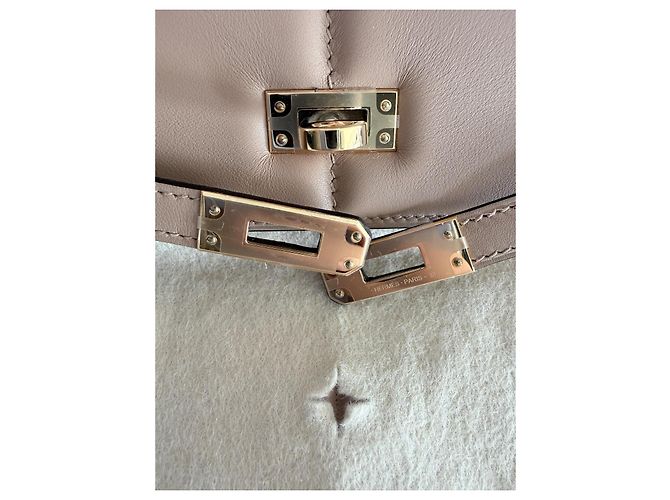 Hermès Kelly 25 Sellier Limited Padded Chai Gold - vista 6