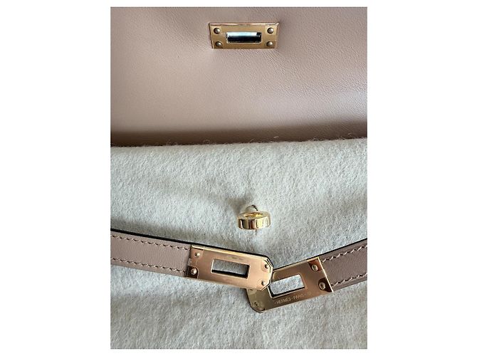 Hermès Kelly 25 Sellier Limited Padded Chai Gold - vista 7
