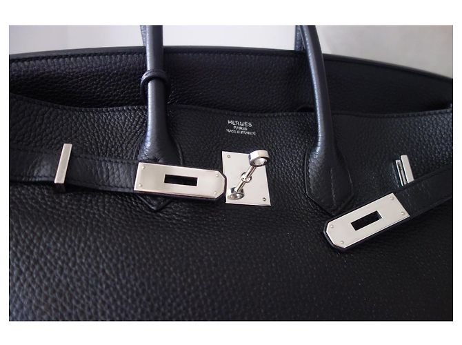 Hermès Birkin 35 Pelle Togo Nera - vista 10