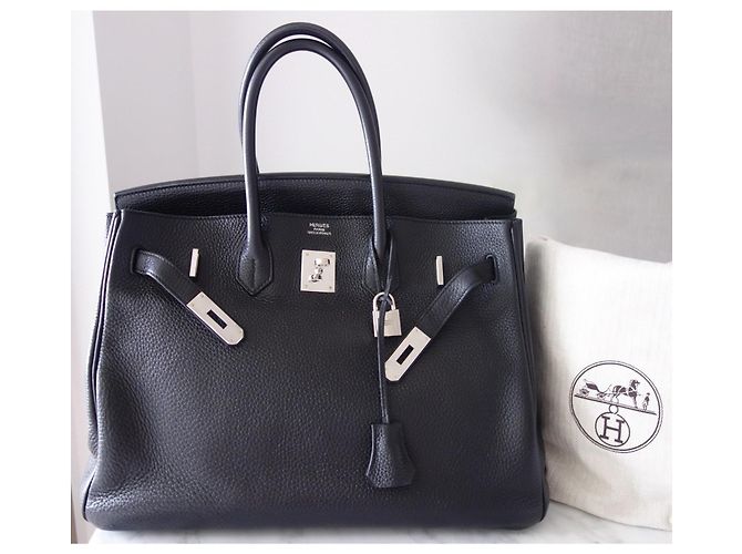 Hermès Birkin 35 Pelle Togo Nera - vista 12