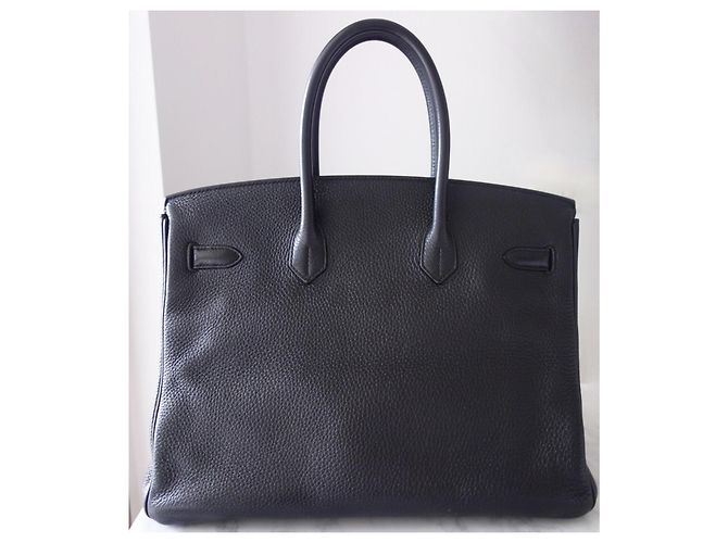 Hermès Birkin 35 Pelle Togo Nera - vista 3