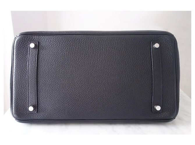 Hermès Birkin 35 Pelle Togo Nera - vista 4