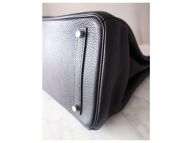Hermès Birkin 35 Pelle Togo Nera - vista 5