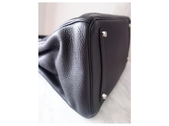 Hermès Birkin 35 Pelle Togo Nera - vista 6