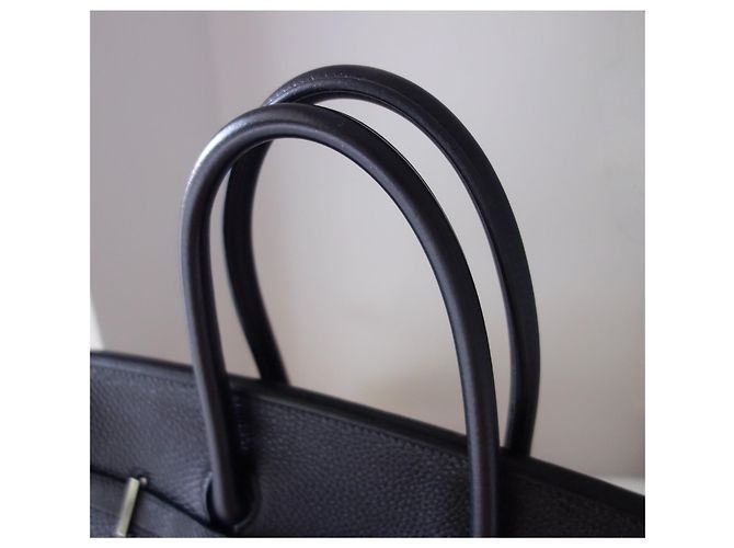 Hermès Birkin 35 Pelle Togo Nera - vista 7