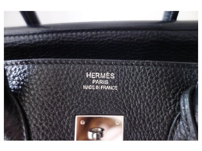 Hermès Birkin 35 Pelle Togo Nera - vista 8