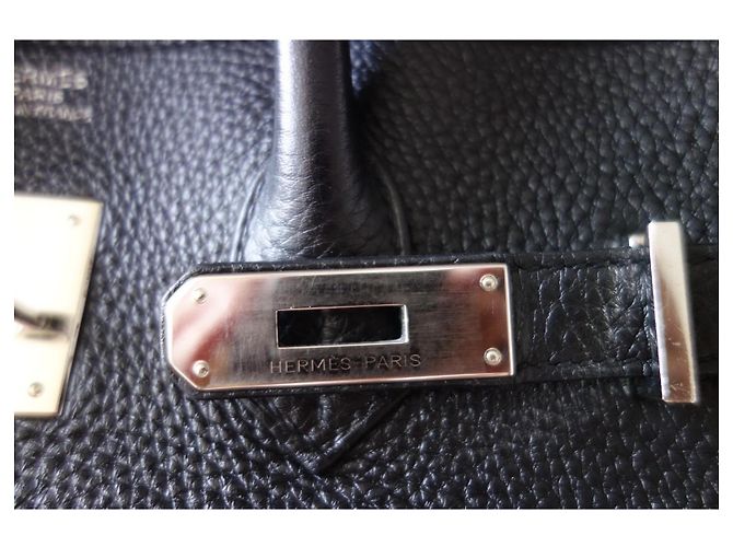 Hermès Birkin 35 Pelle Togo Nera - vista 9