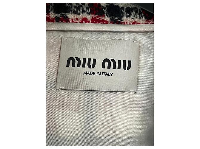 Miu Miu Tweed Check Jacket - view 4