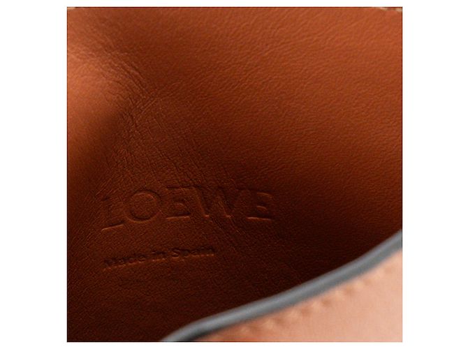 LOEWE - Borsa a tracolla Dice Pocket Loewe in pelle liscia marrone - vista 8